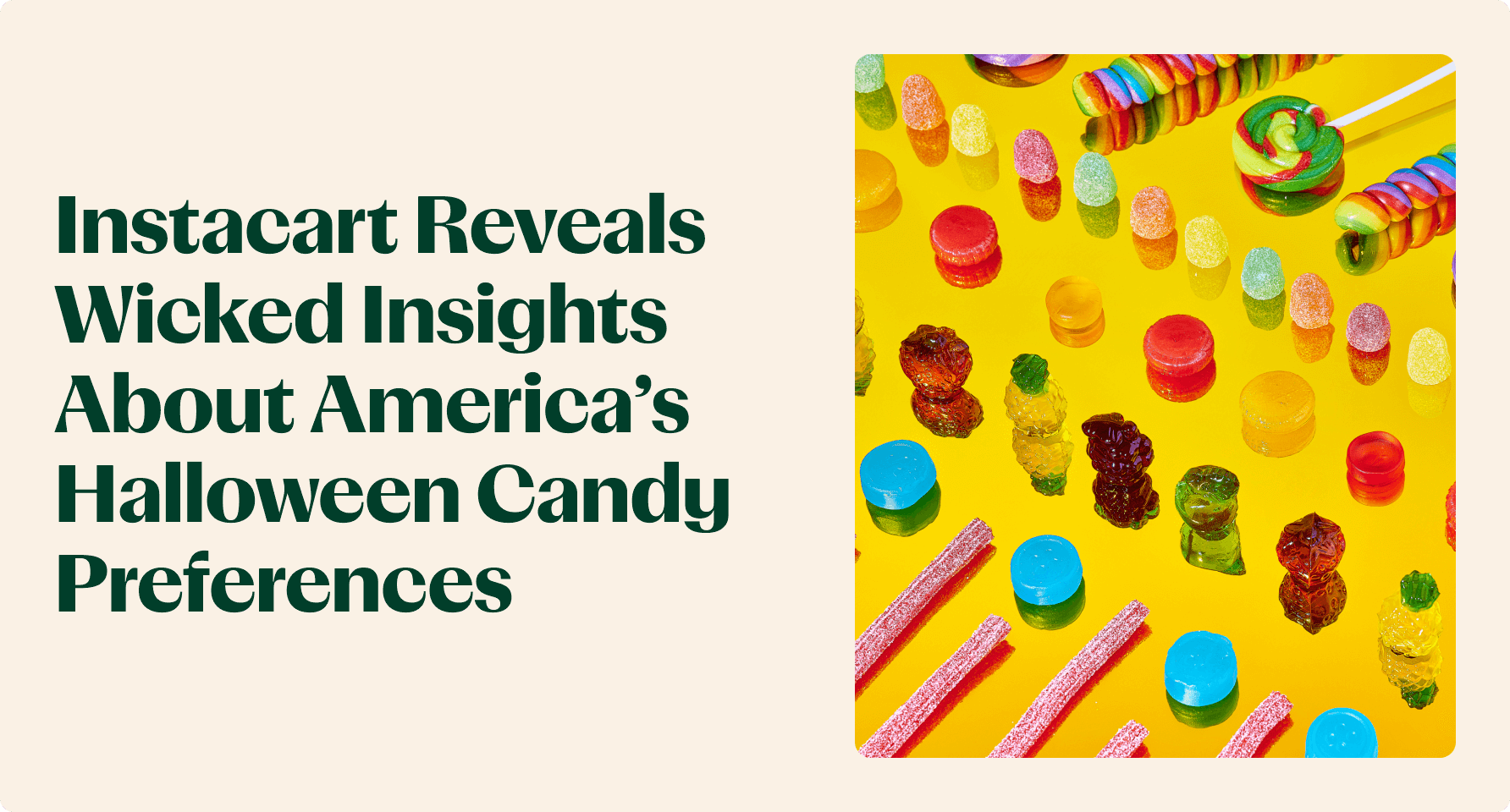 Instacart's Halloween Candy Data Report