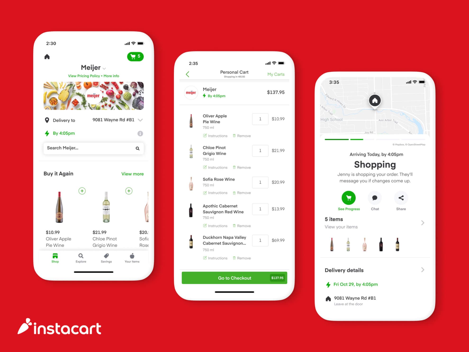 Meijer & Instacart Launch Alcohol Delivery